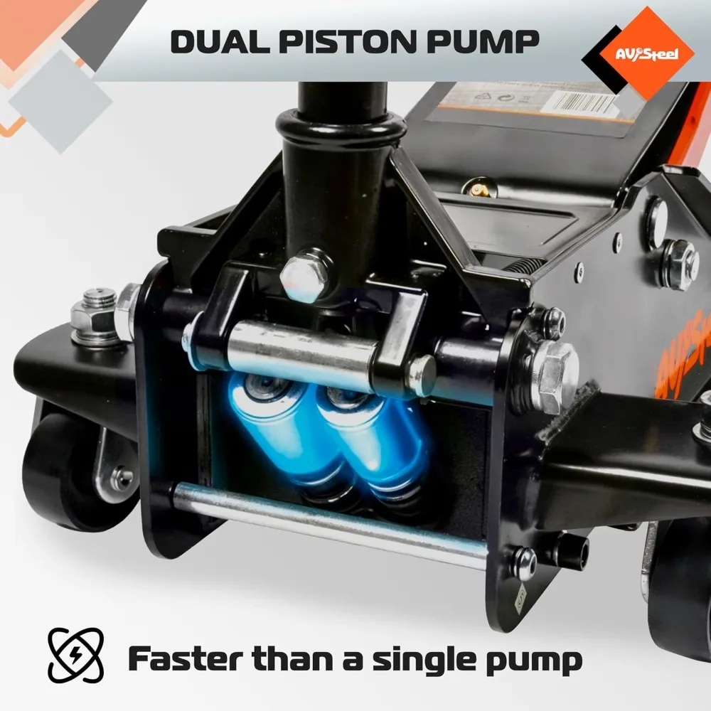 3 Ton Low Profile Floor Jack,  – обзор и цена Hydraulic Floor Jack